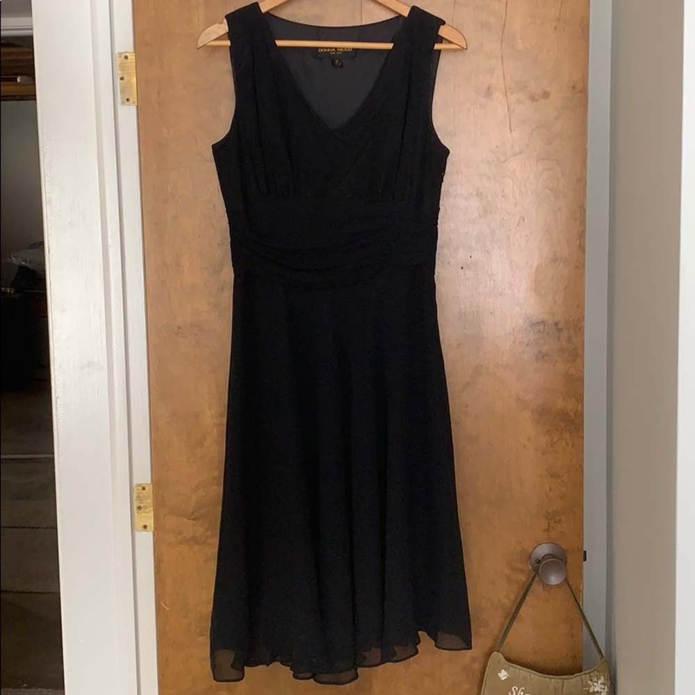 Donna Rocco - Little Black Dress w/ sheer overlay